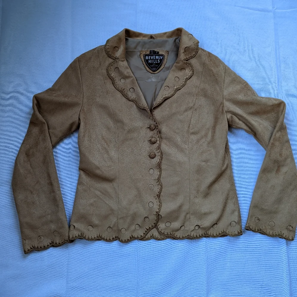 Beverly hills USA leather club size S jacket - Picture 8 of 8